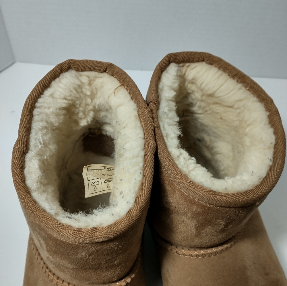 UGG Classic Mini II Boot Suede, Woman Size 9, Chestnut Brown - Picture 10 of 12